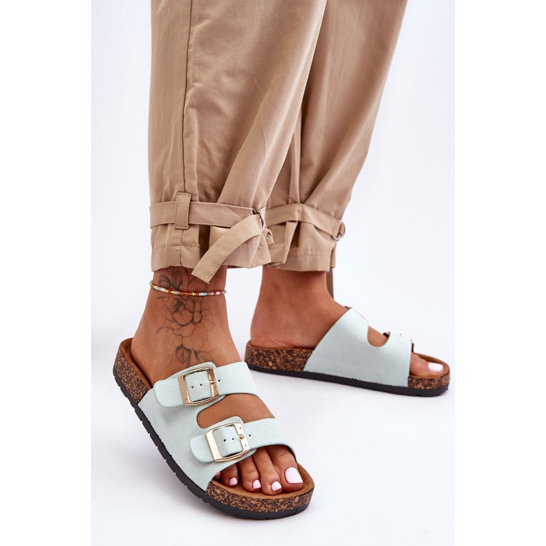 Slip-On sandaler för kvinnor Cortina Mint grön 1