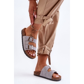 Cortina Grå Slip-On sandaler för kvinnor 2