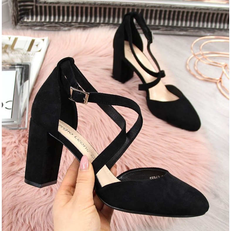 Sandaler på stolpen Sergio Leone W SK248A svart 2