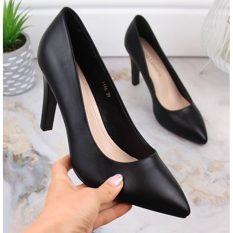 Klackpumps Sergio Leone W SK415A svart 2