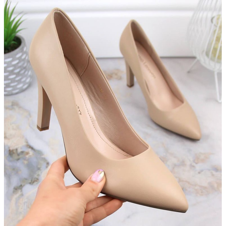 Klackpumps Sergio Leone W SK415B beige 2