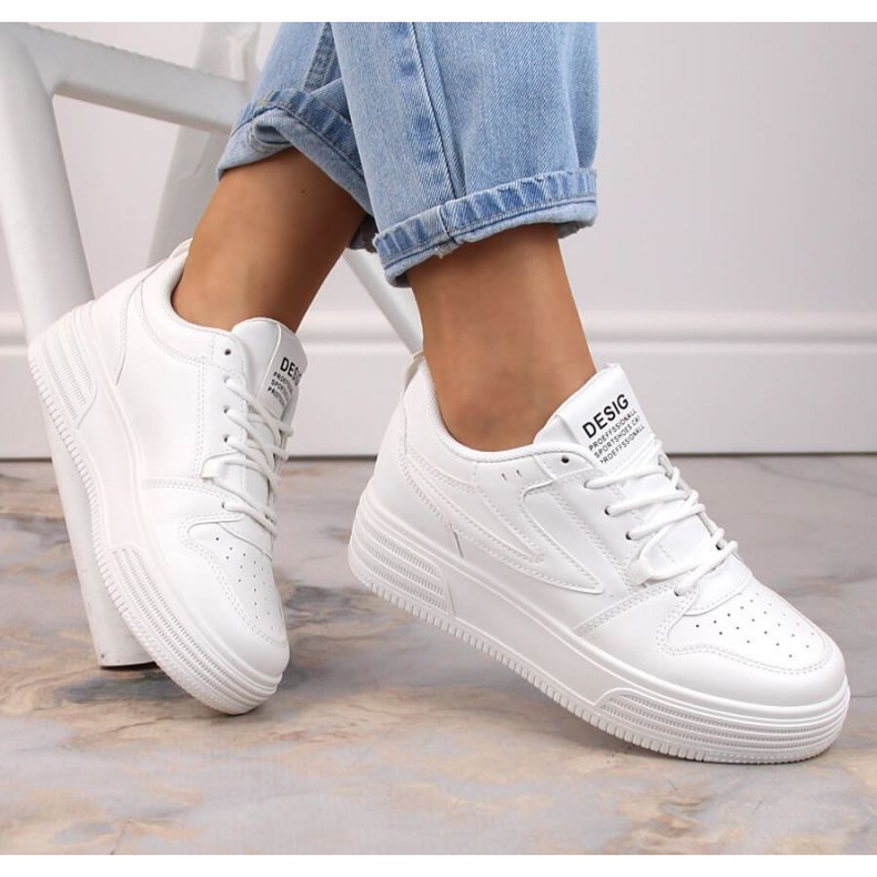 Vinceza W JAN231 plattformssportskor vita 2