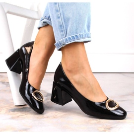 Patent högklackade pumps Vinceza W JAN179C svart 1