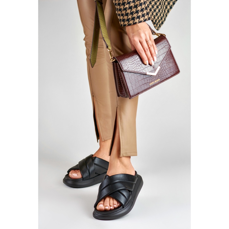 La.Fi Klassiska svarta tofflor 2