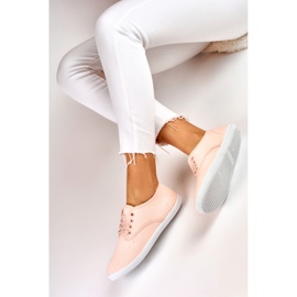 Rosa sneakers för kvinnor 1