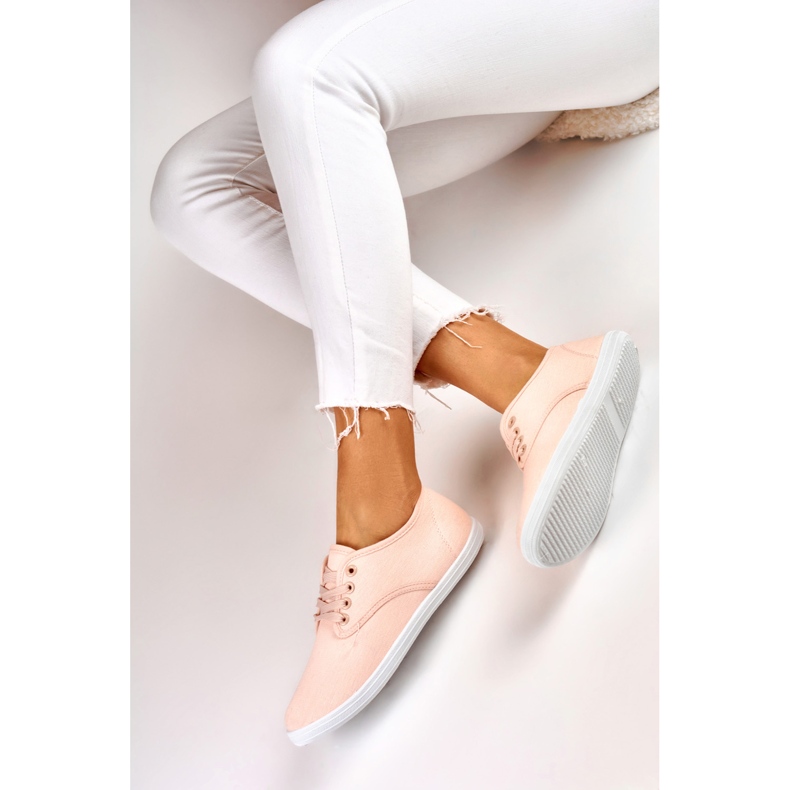 Rosa sneakers för kvinnor 1