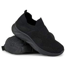 Svarta slip-on sportskor 1