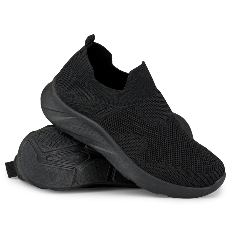 Svarta slip-on sportskor 1