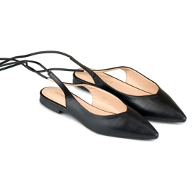 Svart bundna ballerinor 2