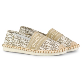 Beige slip-on skor för kvinnor 2