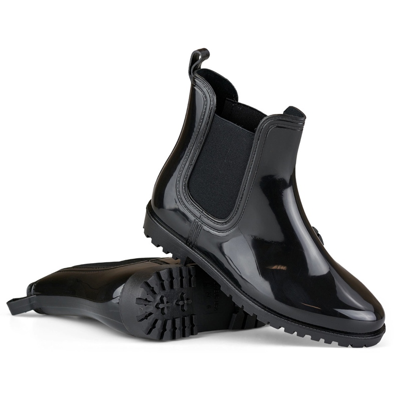 Klassiska svarta gummistövlar 1