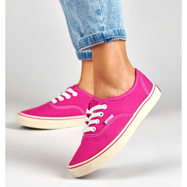 Rosa sneakers för kvinnor 1