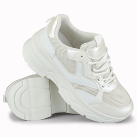 Geori vita sneakers för kvinnor 1