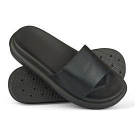 Bekväma klassiska svarta damtofflor 1