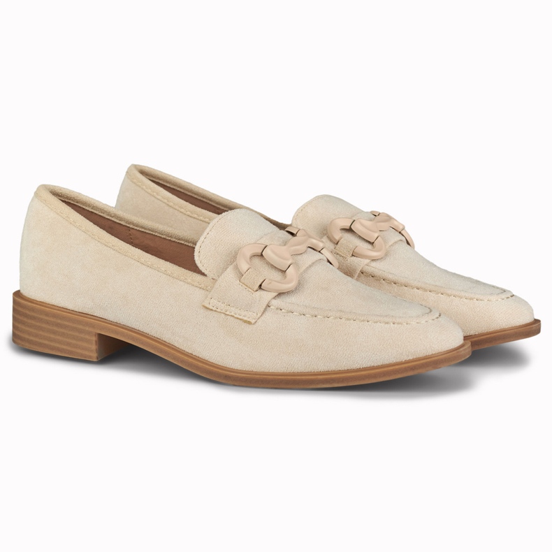 Damskor i beige mocka 2