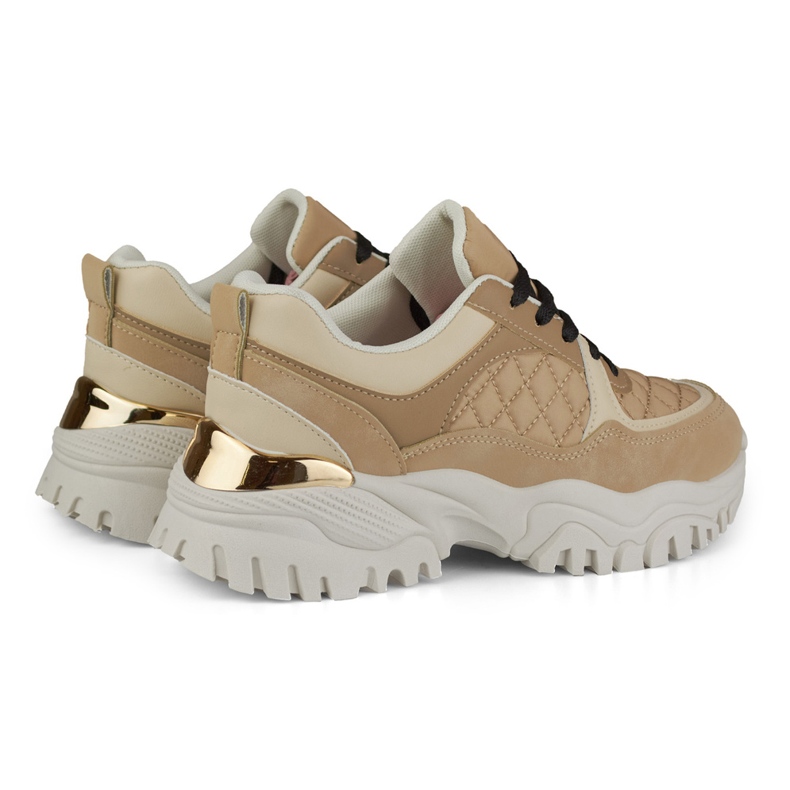 Bellis beige sneakers för kvinnor 2