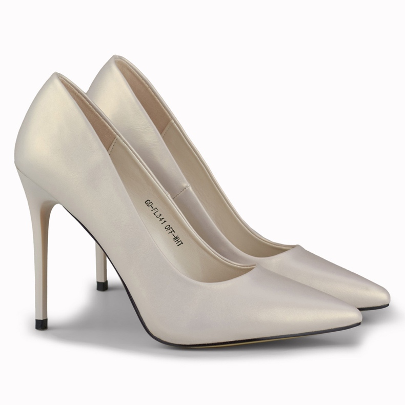 Matt silver högklackat från Fansy silver- 1