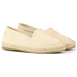 Espadrillos i beige mocka för kvinnor 1