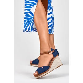 Marinblå sandaler för damer från Tomm 2