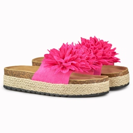 Fuchsia espadrillor för kvinnor rosa 1