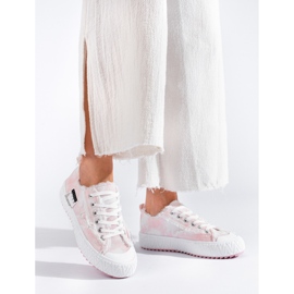 Shelovet rosa platåsneakers 1