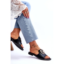 Lädertofflor Komfortskor S.Barski KV-2775-32 Svart 5