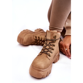 Damstövlar Memory Foam Big Star KK274366 Beige 3