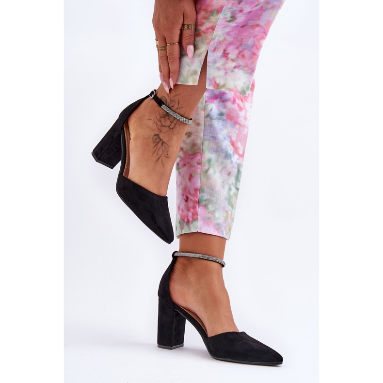 Black Diamond Mockapumpar med Cubic Zirconia svart 1