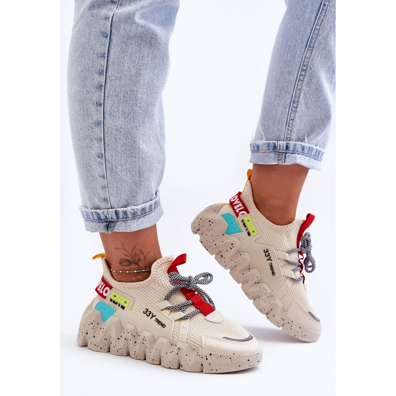 PS1 Fashionabla Slip-on Sneakers Beige Evolution 1