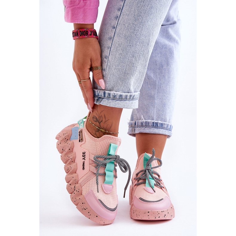 PS1 Fashionabla Slip-on Sneakers Ljusrosa Evolution 1