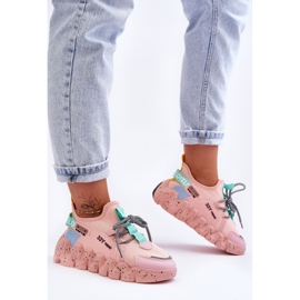 PS1 Fashionabla Slip-on Sneakers Ljusrosa Evolution 2