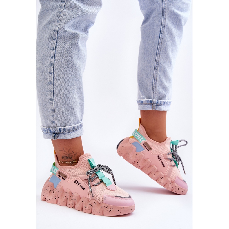 PS1 Fashionabla Slip-on Sneakers Ljusrosa Evolution 2