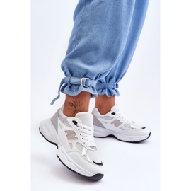 FG2 Fashionabla sportskor för kvinnor med Mesh Vit Venedig 1