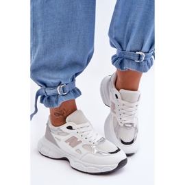 FG2 Fashionabla sportskor för kvinnor med Mesh Vit Venedig 2