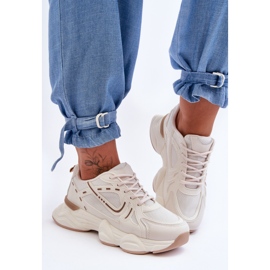 FG2 Sportskor dam Sneakers Beige Feluci 1