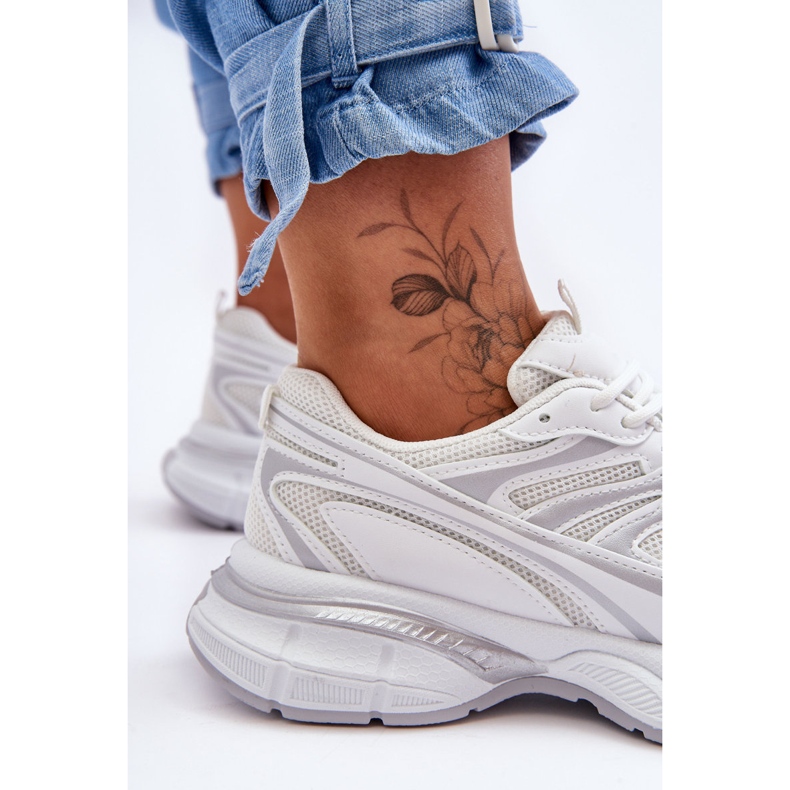 FG2 Sportskor med snörning för kvinnor Vit Emare 2