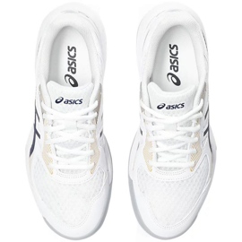 Asics Upcourt 5 W 1072A088 104 volleybollskor vit vit 1