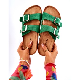 Bellucci Grön Slip-on Misandei för kvinnor 4