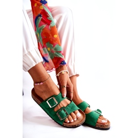 Bellucci Grön Slip-on Misandei för kvinnor 3