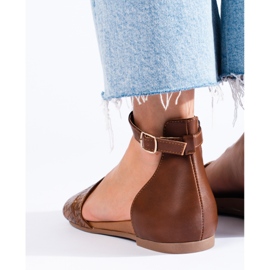 Daszyński bruna sandaler för kvinnor 1