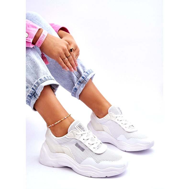 Damtyg Sportskor Memory Foam System Big Star LL274A064 Vit 8