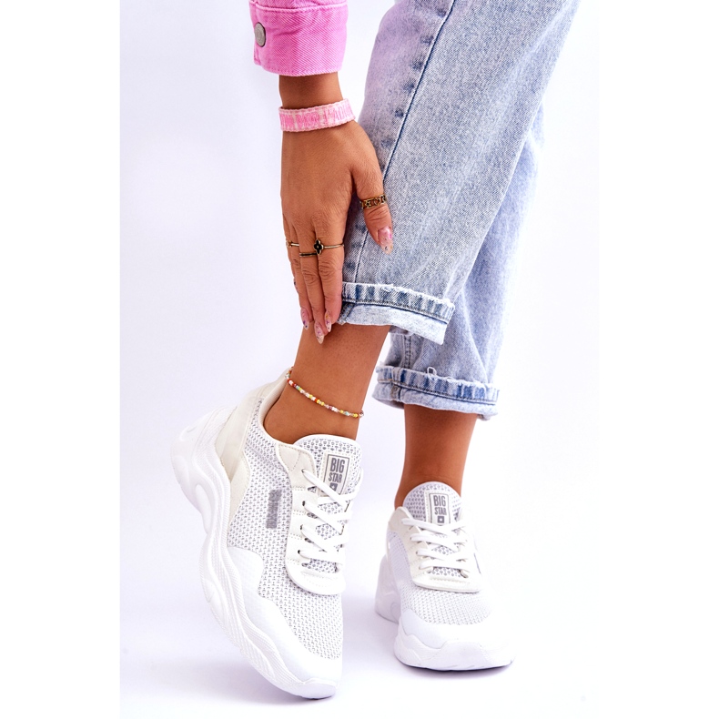 Damtyg Sportskor Memory Foam System Big Star LL274A064 Vit 1