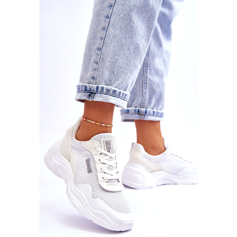 Damtyg Sportskor Memory Foam System Big Star LL274A064 Vit 3