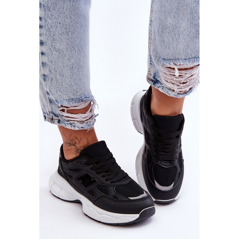 FG2 Fashionabla sportskor för kvinnor med svart nät i Venedig 2