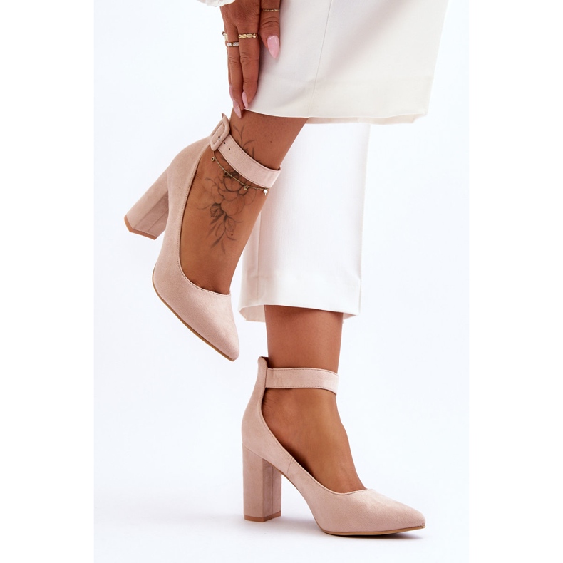 Mocka Elegant Pumps Beige Gloria 2