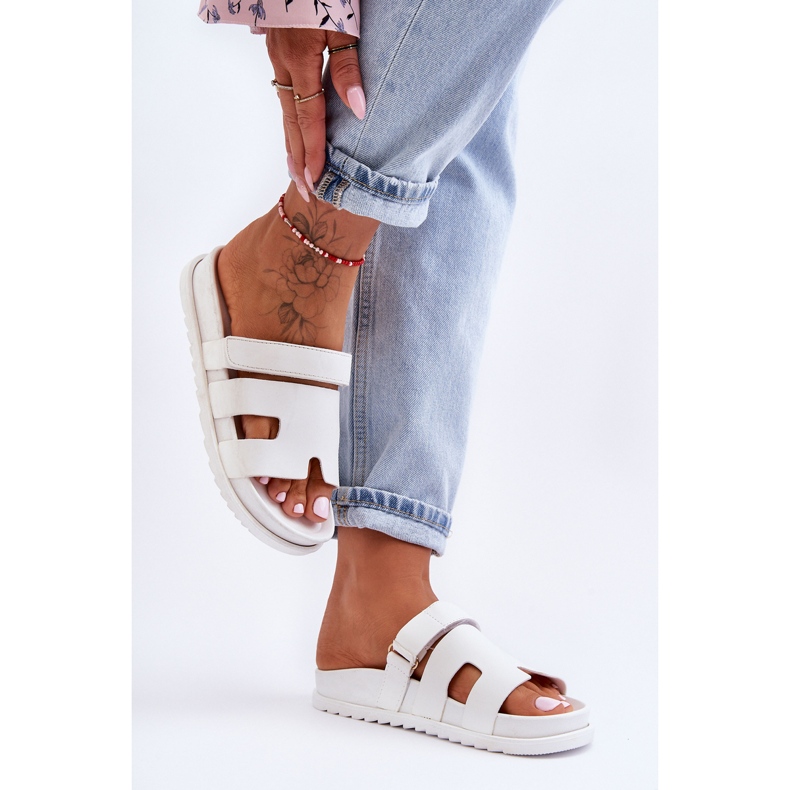 Klassiska damsandaler Vit Molie 1