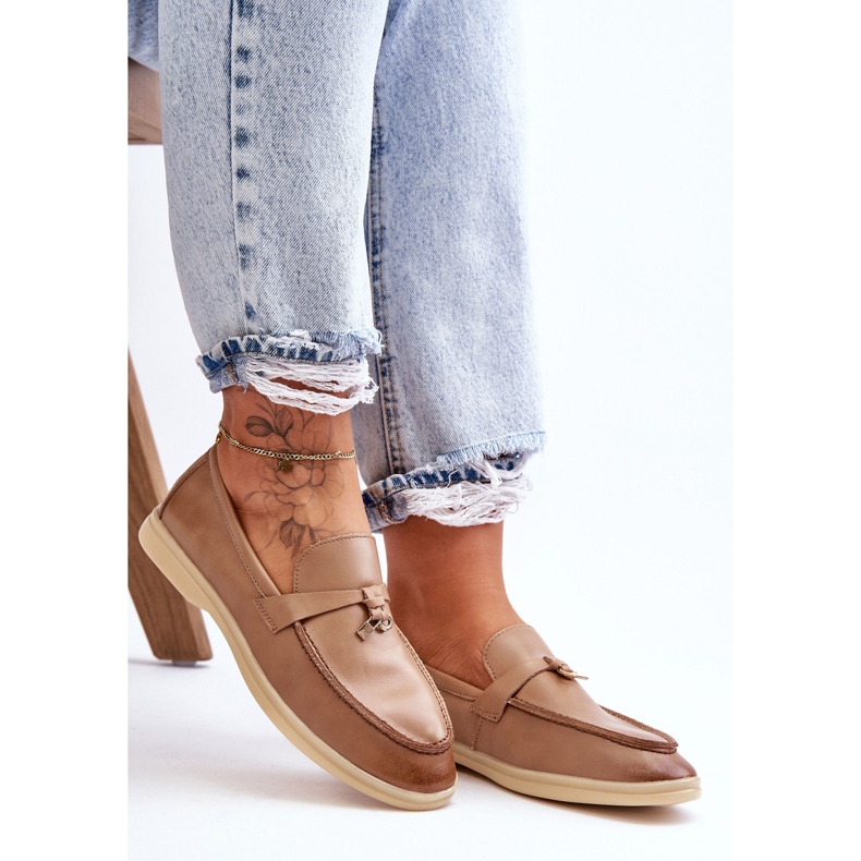 PM1 Klassiska Loafers för kvinnor Brun Cortez 1