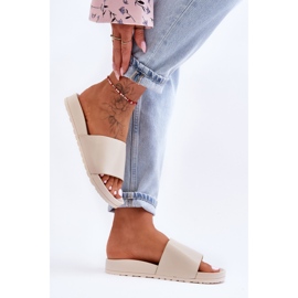 Klassiska Damtofflor Beige Rolien 2