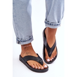 Flip Flops för kvinnor Black Bellitta svart 2