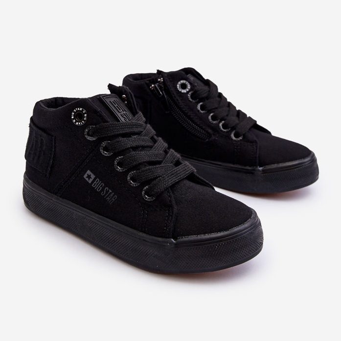 Klassiska höga sneakers för barn Big Star LL374001 Svart 1